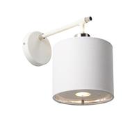 Netlighting Balance 1 Light Indoor Dome Wall Light Polished White Nickel E27 Netlighting White