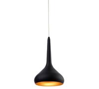 Netlighting Bar LED 18 Light Ceiling Pendant Black Gold Inside Netlighting Black