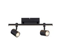 Netlighting Barik Twin Ceiling Spotlight Black 2xGU10 1x 5W LED 3000K Netlighting Black