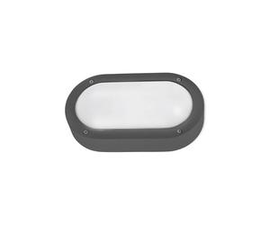 Netlighting Basic Outdoor Flush Wall Light Urban Grey 1x E27 22cm 0lm IP65 Netlighting Grey