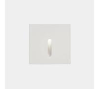 Netlighting Bat Outdoor LED Recessed Wall Light Square White IP65 2.2W 2700K Netlighting White