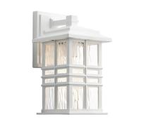 Netlighting Beacon Outdoor 1 Light Wall Lantern White IP44 E27 Netlighting White