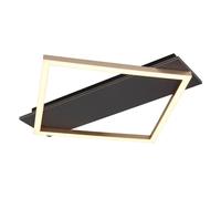 Netlighting Beatrix I Semi Ceiling Light Black Rectangular Square 1x LED Netlighting Black