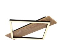 Netlighting Beatrix I Semi Ceiling Light Brown Rectangular Square 1x LED Netlighting Brown