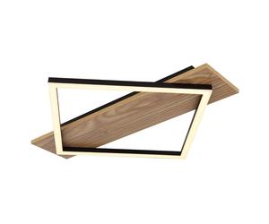 Netlighting Beatrix I Semi Ceiling Light Brown Rectangular Square 1x LED Netlighting Brown