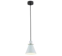 Netlighting Beverly Dome Pendant Ceiling Light Blue Matt Brass Elements in Pale Blue Netlighting Pale Blue