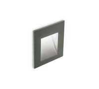 Netlighting Bit LED Outdoor Square Recessed Wall Light Anthracite IP65 3000K in Black Netlighting Black