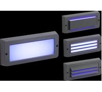 Netlighting Blue LED Surface Mount Brick light Grey 230V IP65 5W Netlighting Grey