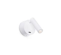 Netlighting Boc Led White Reading Light 3W 3000K Netlighting White