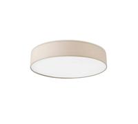 Netlighting Bol LED Small Flush Ceiling Light Beige Fabric Netlighting Beige