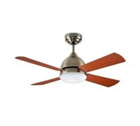 Netlighting Borneo Ceiling Fan E27 Patina Teak in Brown Netlighting Brown