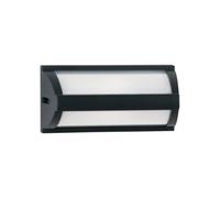 Netlighting BOSTON Outdoor Flush Wall Light Anthracite IP54 25x12x12.5cm in Black | Size: 25x12x12.5 cm Netlighting Black 25x12x12.5 cm