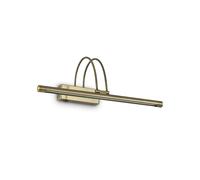 Netlighting Bow LED Medium Picture Wall Light Antique Brass in Yellow Netlighting Yellow