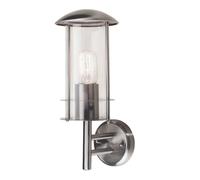Netlighting Bruges 1 Light Outdoor Wall Lantern Light Stainless Steel IP44 E27 in Grey Netlighting Grey