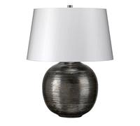 Netlighting Caesar 1 Light Table Lamp Silver E27 Netlighting Silver
