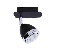 Netlighting Calasa Modern Single Spotlight GU10 in Black Netlighting Black