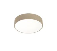 Netlighting Caprice LED Round Flush Ceiling Light Painted Gold 33cm 2720lm 3000K in Light Beige Netlighting Light Beige