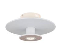 Netlighting Carter Integrated LED Semi Flush Ceiling Light White Matt LED 3000K Netlighting White