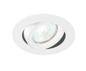 Netlighting Cast 1 Light Recessed Tilt Downlight Gloss White GU10 Netlighting White