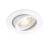 Netlighting Cast Recessed Tilt Downlight Matt White GU10 Netlighting White