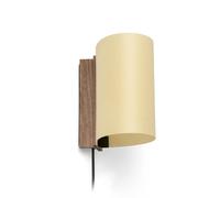 Netlighting Cata 180cm LED Wall Lamp Walnut Beige Shade 2700K in Brown Netlighting Brown