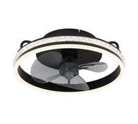 Netlighting Cataleya Ceiling Fan Black 3 Blade LED Dimmable 2700-6500K Remote Netlighting Black