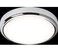 Netlighting CCT Adjustable LED Bulkhead CW Chrome Trim 230V IP65 14W in Grey Netlighting Grey