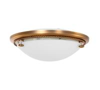 Netlighting Ceiling & Wall Bowl Semi Flush Ceiling Light Bronze Glass Matt Netlighting Bronze