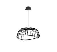 Netlighting Celeste Caged Ceiling Pendant 61cm Round 30W LED 3000K 2100lm Black Netlighting Black