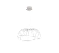 Netlighting Celeste Caged Ceiling Pendant 61cm Round 30W LED 3000K 2100lm White Netlighting White