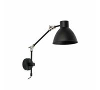 Netlighting Celia Adjustable 1 Light Indoor Wall Light Black E14 Netlighting Black