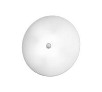 Netlighting Centro Designer Glass Simple Flush Ceiling Light Matt Nickel 3x E27 in Grey Netlighting Grey