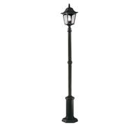 Netlighting Chapel 1 Light Outdoor Lamp Post Black IP44 E27 Netlighting Black
