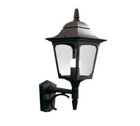 Netlighting Chapel 1 Light Outdoor Wall Lantern Light Black IP44 E27 Netlighting Black