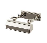 Netlighting Chawton 1 Light Small Picture Wall Light Polished Nickel E14 in Grey Netlighting Grey