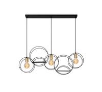 Netlighting Circle Pendant light 3xE27 Black Netlighting Black