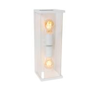 Lucide Claire - Wall Light Outdoor - 2Xe27 - Ip54 - White