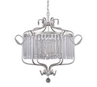 Netlighting Classic Hanging Pendant Champagne Silver 6 Light E14 Netlighting Silver