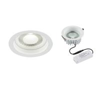 Netlighting COB LED Recessed Commercial Downlight 4000K 230V 10W in White Netlighting White