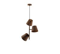 Netlighting COLT 3 Light Multi Arm Pendant Ceiling Light Rust 51x59.5cm in Brown | Size: 51x59.5 cm Netlighting Brown 51x59.5 cm