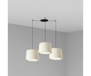 Netlighting Conga Triple Cylindrical Cluster Drop Light White E27 Netlighting White