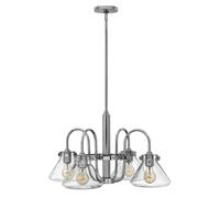Elstead Congress Multi Arm Chandelier Chrome Finish, E27