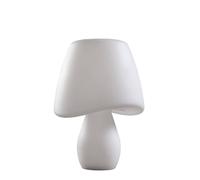 Netlighting Cool Table Lamp 2 Light E27 In Line Switch Indoor Opal White Netlighting White