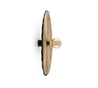 Netlighting Costas 600 H70 Black Rattan Wall Ceiling Lamp in Natural Netlighting Natural