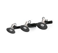 Netlighting Cup 3 Light Indoor Adjustable Wall Spotlight Black Matt Nickel GU10 Netlighting Black