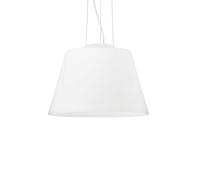 Netlighting Cylinder 1 Light Large Dome Ceiling Pendant White E27 Netlighting White