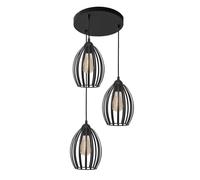 Netlighting Dali Cluster Pendant Ceiling Light Black 38cm Netlighting Black