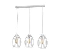 Netlighting Dali Straight Bar Pendant Ceiling Light White 70cm Netlighting White
