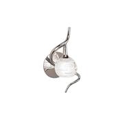 Netlighting Dali Wall Lamp Switched 1 Light G9 Polished Chrome in Silver Netlighting Silver