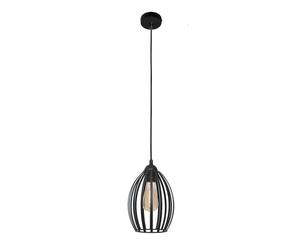 Netlighting Dali Wire Frame Pendant Ceiling Light Black 18cm Netlighting Black
